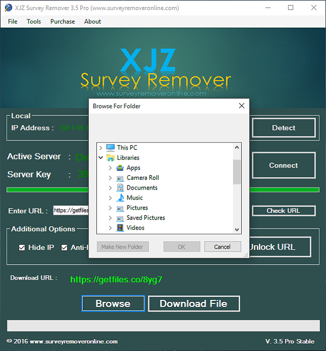 xjz survey remover download